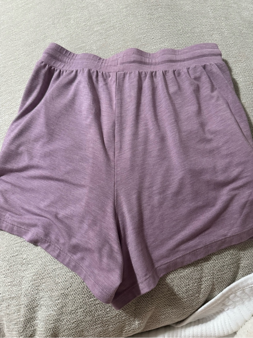 Tommy John Ribbed Tank and Drawstring Lounge Shorts Set - Lavender - Picture 5 of 9